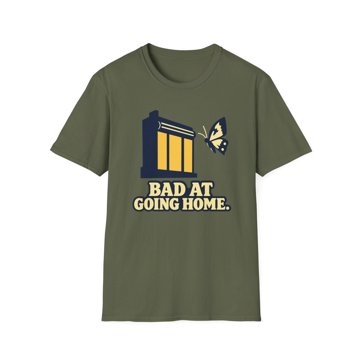 Bad At Going Home Butterfly T-Shirt