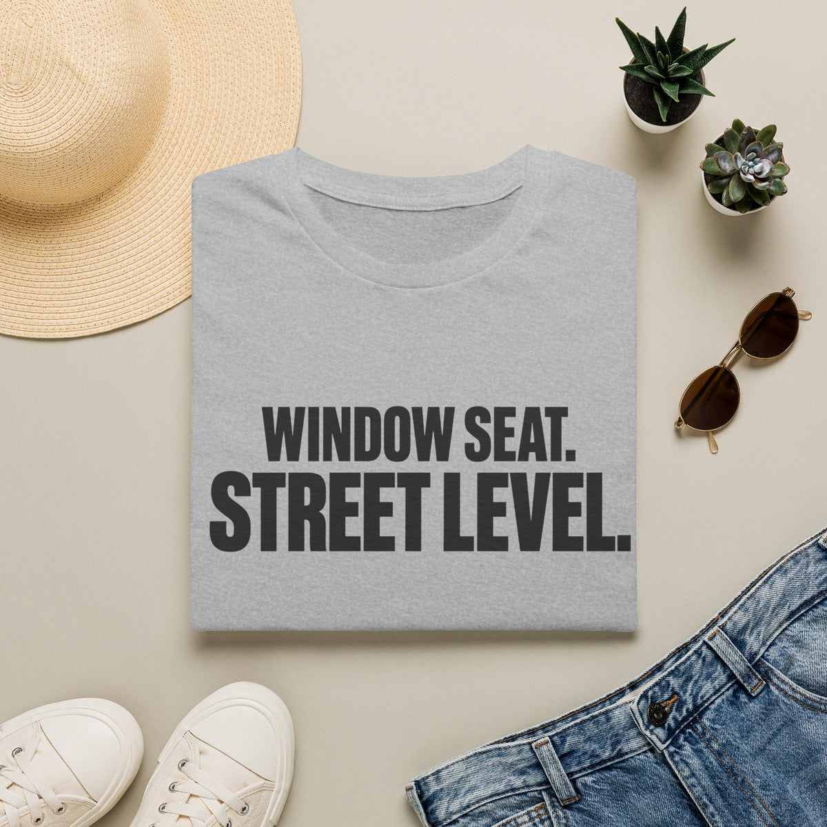 Window Seat. Street Level T-Shirt