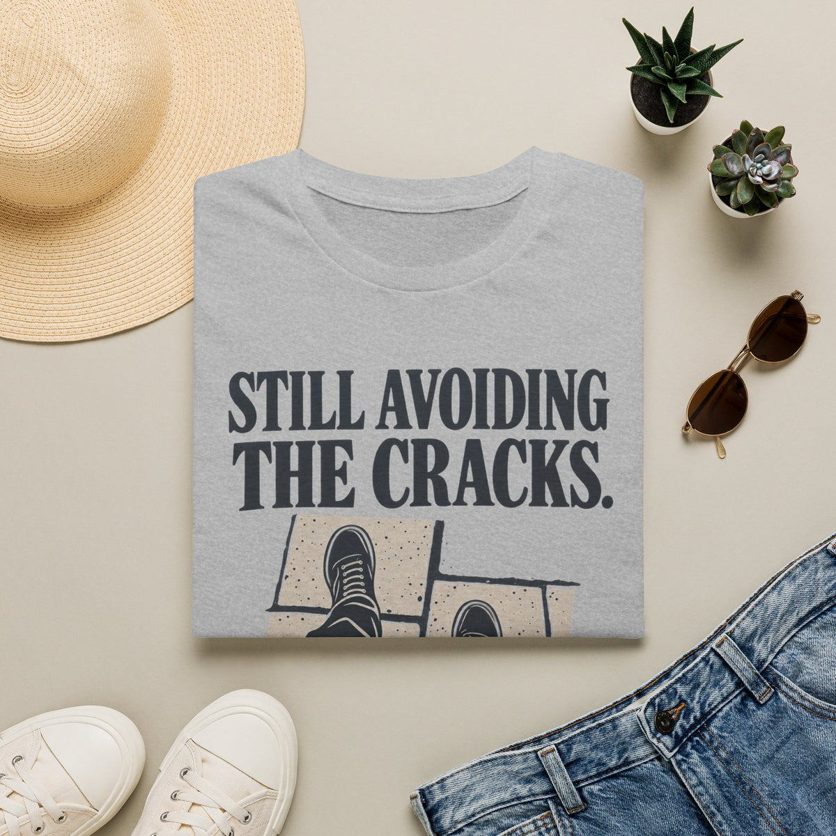 Still Avoiding The Cracks T-Shirt