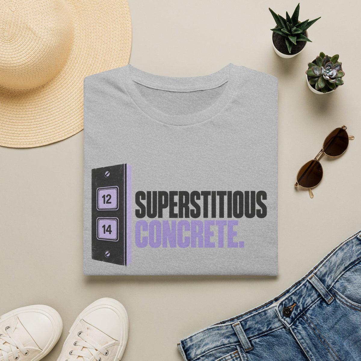 Superstitious Concrete T-Shirt