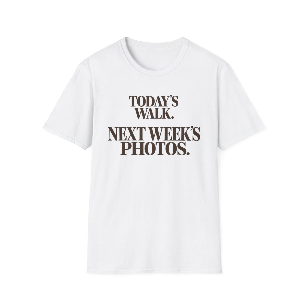 Today's Walks. Next Week's Photos T-Shirt